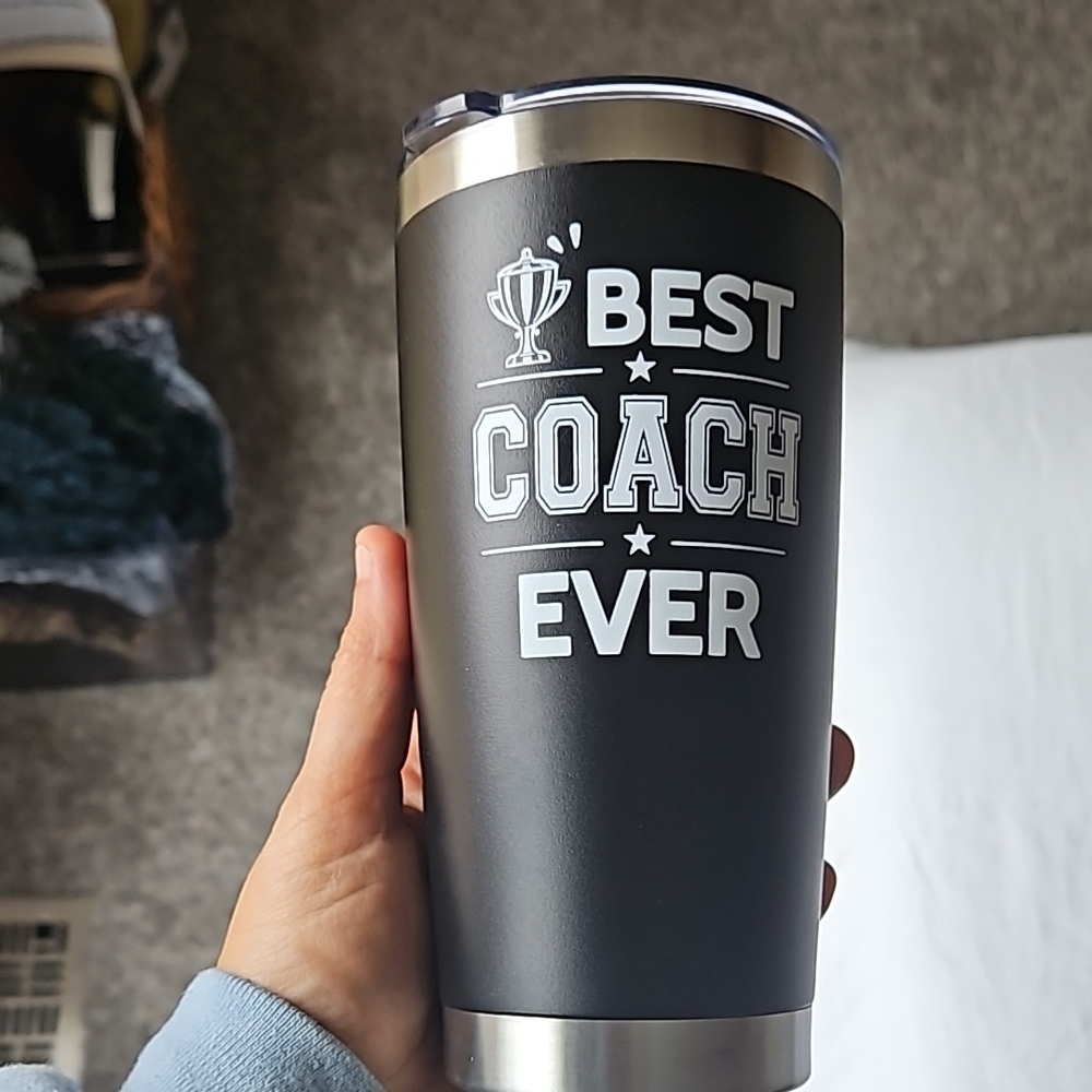 BEST COACH EVER tumbler